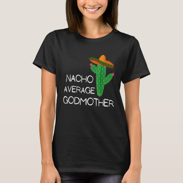 T-shirt Nacho Moyenne Godmère Cinco De Mayo Cute (Devant)