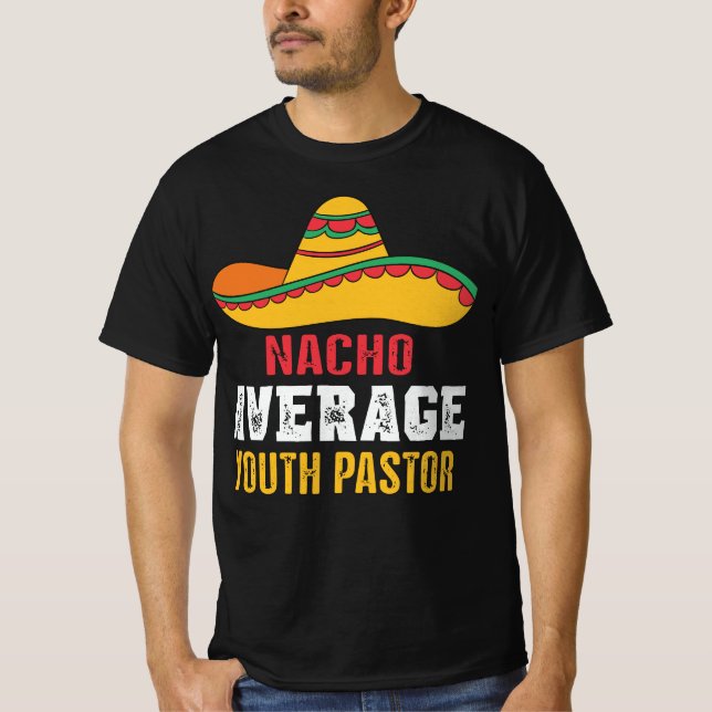T-shirt Nacho Moyenne Jeune Pasteur Funny (Devant)