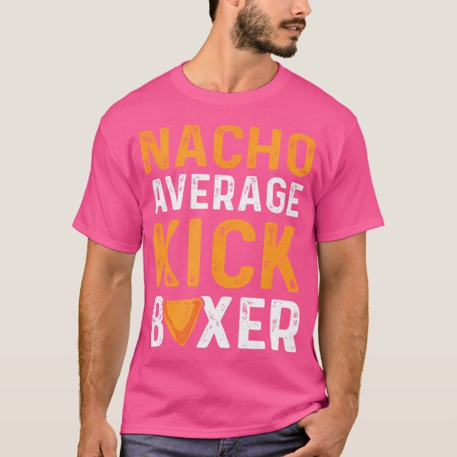 T-shirt Nacho Moyenne Kickboxer Mexicain Kickboxer (Devant)