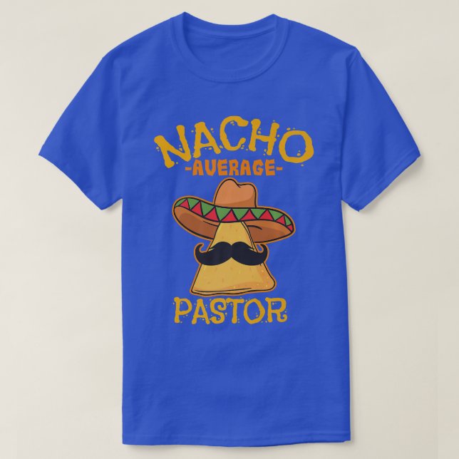 T-shirt Nacho Moyenne Pasteur Prédicateur Religieux Leader (Design devant)