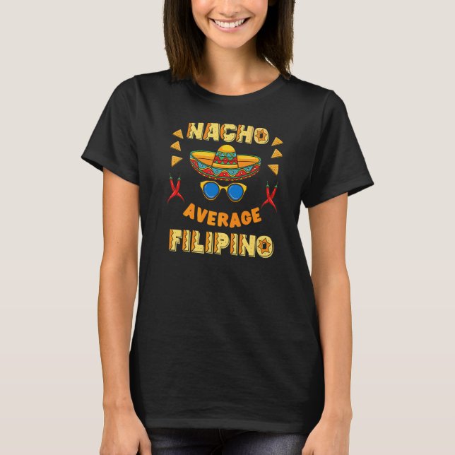 T-shirt Nacho Moyenne Philippine Cinco De Mayo (Devant)