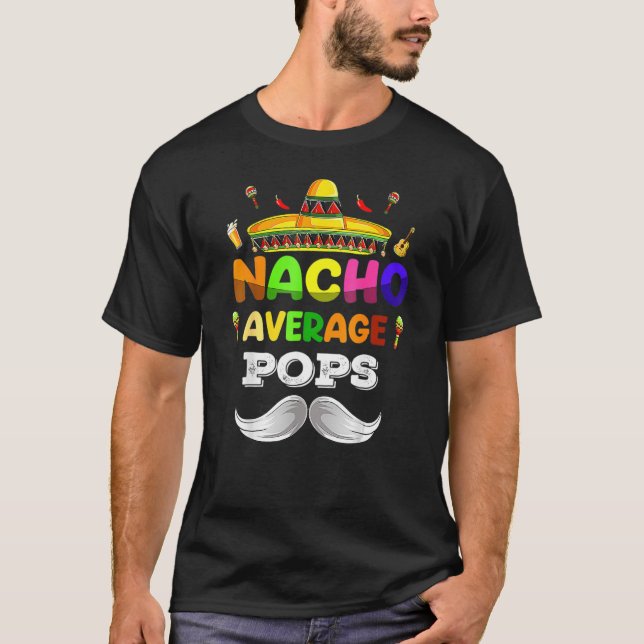 T-shirt Nacho Pops Moyenne Cinco De Mayo Parti Mexicain (Devant)