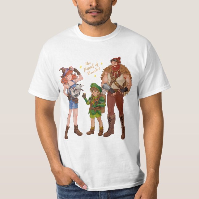 T-shirt " Naddpod fanart D&d donjons et dragons" (Devant)