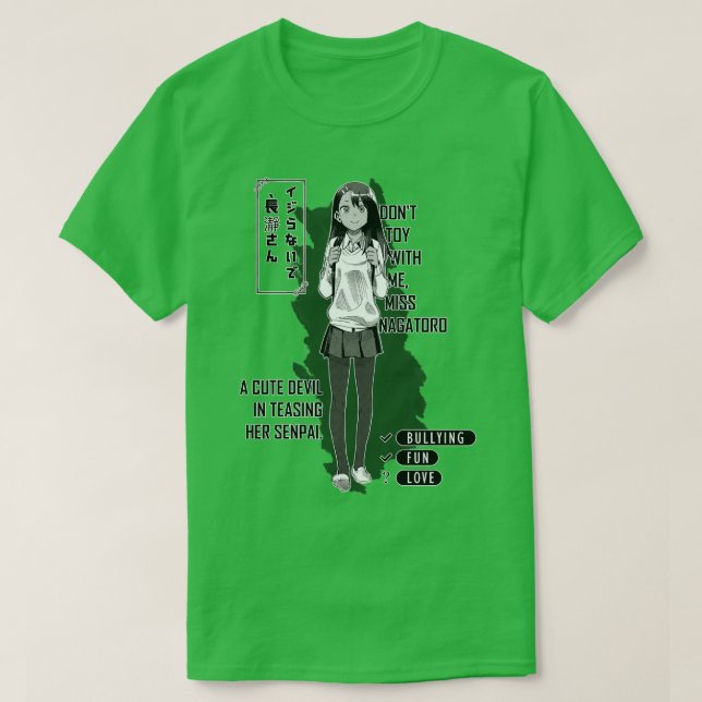 T-shirt Nagatoro de Please don39t bully me Nagatoro (Design devant)