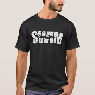 T-shirt Nage à l'aspect défraîchi pour nageurs Nageur