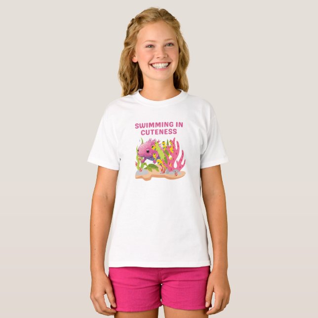 T-shirt Nage dans la gentillesse (Devant entier)