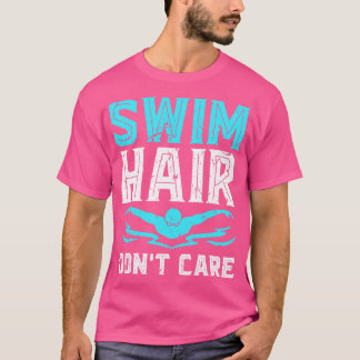 T-shirt Nage Lover nager Cheveux
