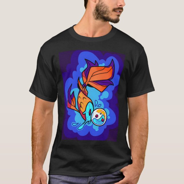T-shirt Nageoire cosmique (Devant)