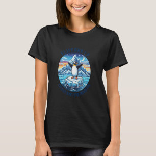 T-shirt Nageoires en l'air I Avec les manchots, résistez a
