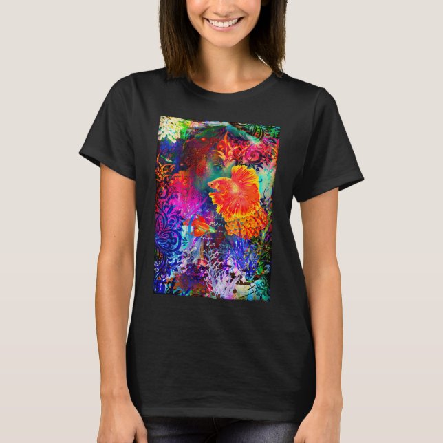 T-shirt Nager comme un poisson (Devant)