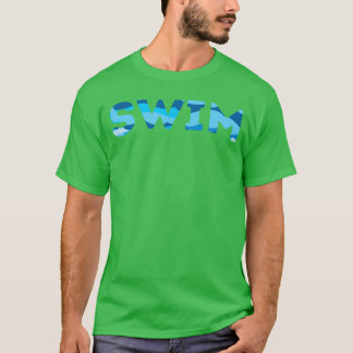 T-shirt Nager Cool Water Sport Nageur Nage Humour Dire
