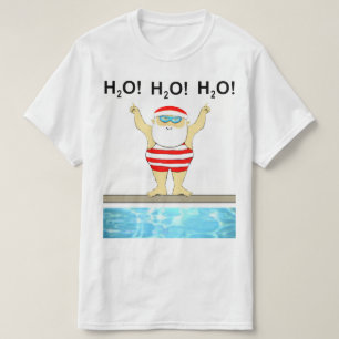 T-shirt Nager Nage de Noël