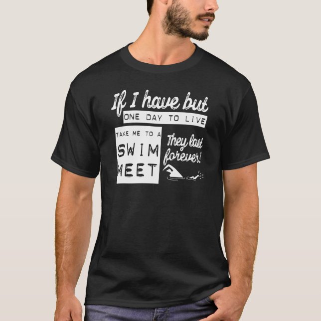 T-shirt Nager Parents nageurs (Devant)