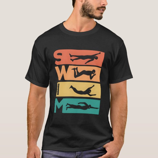 T-shirt Nager pour les nageurs (Devant)