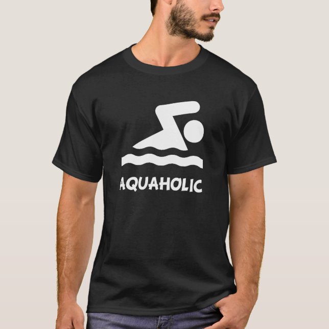 T-shirt Nageur d'Aquaholic (Devant)