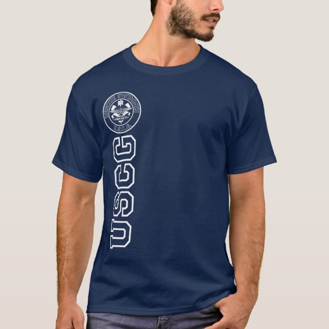 T-shirt Nageur de délivrance d'USCG (Devant)