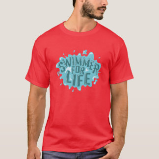 T-shirt Nageuse pour la vie Sport Loisir petite amie