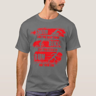 T-shirt Nagez Comme Le Bateau Sunk Vélo Comme Vous L'Avez 