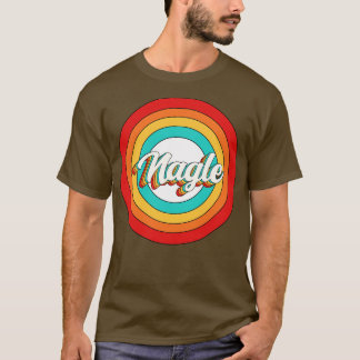 T-shirt Nagle Nom Chemise Vintage Nagle Cercle