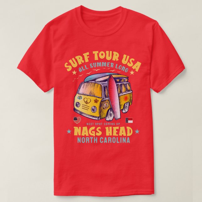 T-shirt Nags Head Caroline du Nord (Design devant)