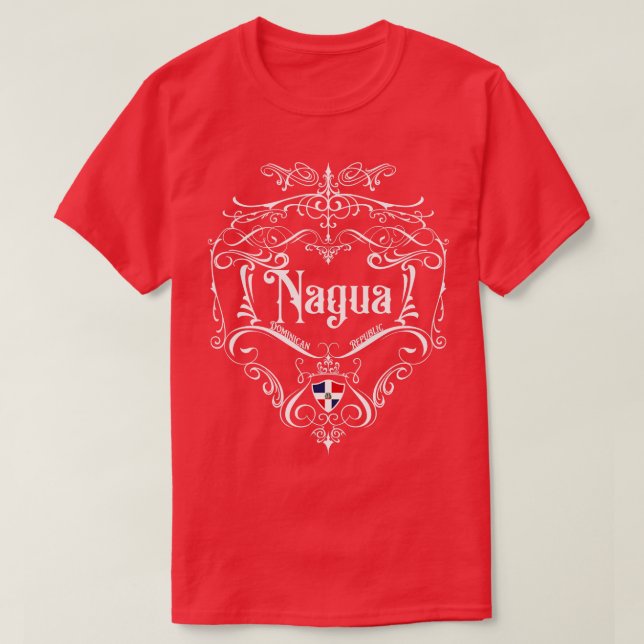 T-shirt Nagua Design Vintage 1 (Design devant)