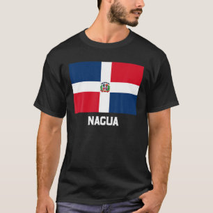 T-shirt Nagua République dominicaine Drapeau Emblem Escud