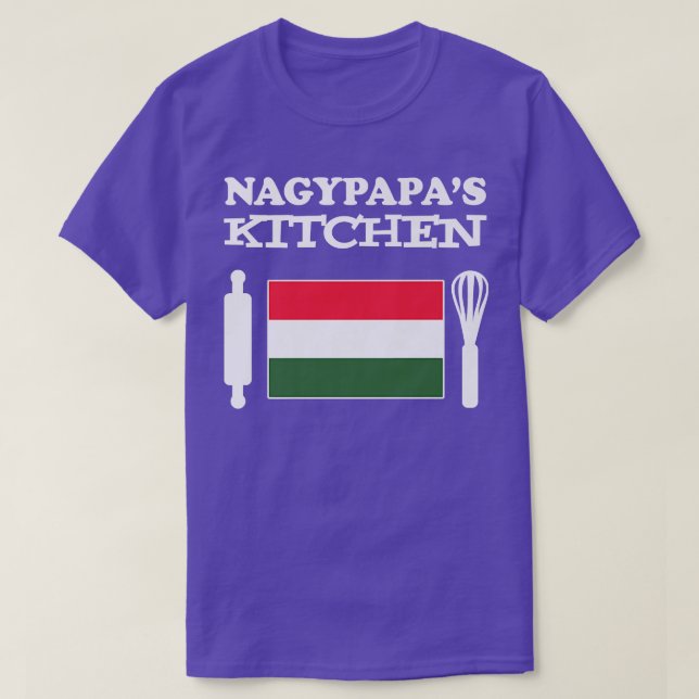 T-shirt Nagypapa's Kitchen Faim Grand-père  (Design devant)