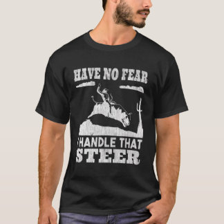 T-shirt N'Ai Pas Peur Que Je Manque Que Steer Hommes Vinta