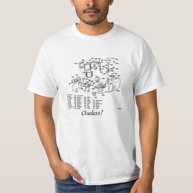 T-shirt Naïf sur des instructions (Devant)