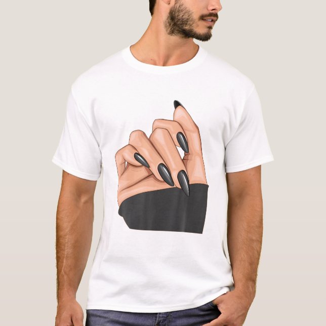 T-shirt Nail Hustler Nail Techniques Techniques Nail Boss  (Devant)