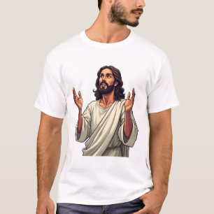 T-shirt Nail Scar Jésus Vintage Faith Gravure Tee 2