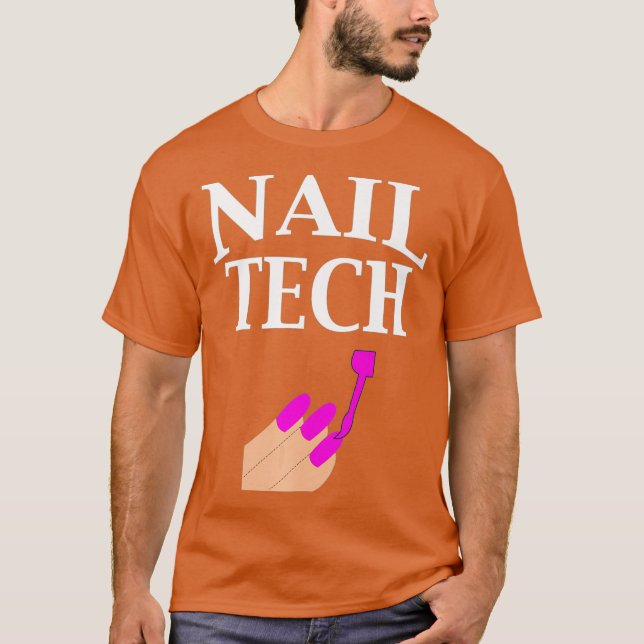 T-shirt Nail Tech Manicurist Pedicurist cadeau Premium (Devant)