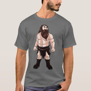 T-shirt Nain avec barbe nains guerrier nain