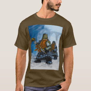 T-shirt Nain avec marteau imaginaire illustration Classic 