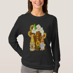 T-shirt Nain Tournesol Rétro Hippies Floral Nain Hommes Wo