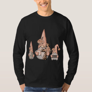 T-shirt Nains de jardin avec lapin d'oeuf de Pâques croisé