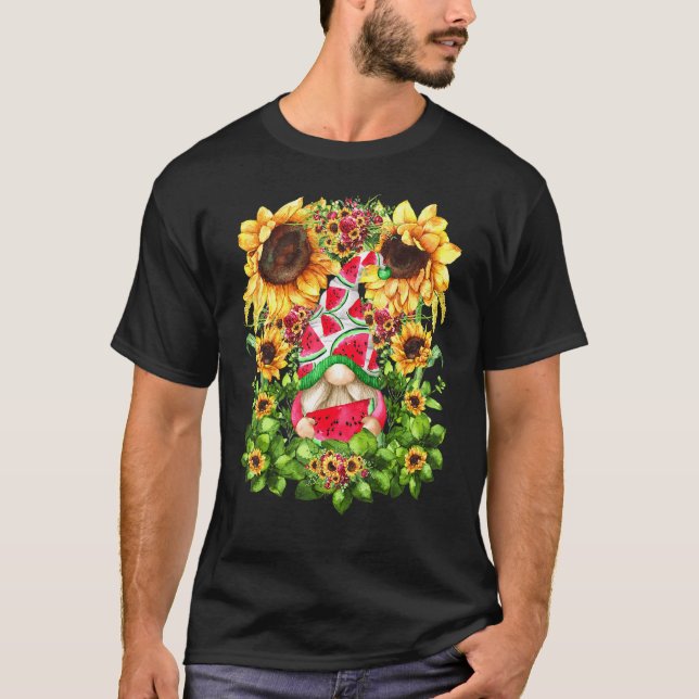 T-shirt Nains de jardinage mignons pour femmes Pastèque un (Devant)