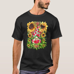T-shirt Nains de jardinage mignons pour femmes Pastèque un