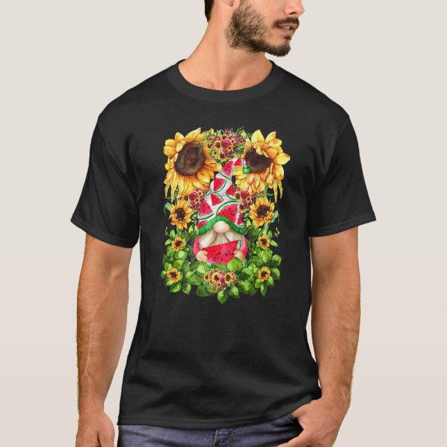 T-shirt Nains de jardinage mignons pour femmes Pastèque un (Devant)