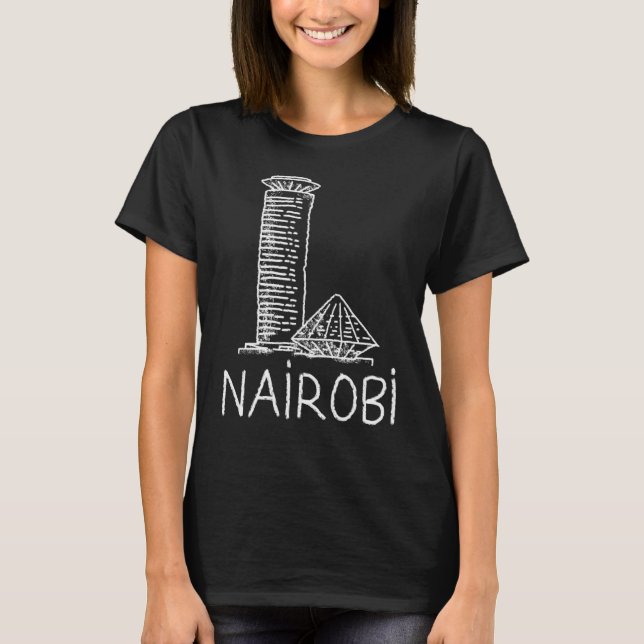 T-shirt Nairobi City Kenya souvenir pour hommes femmes 2 (Devant)