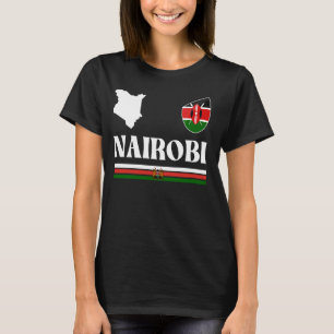 T-shirt Nairobi Kenya Flag, Nairobi Kenya, Nairobi