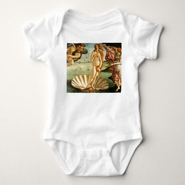 T-shirt Naissance de Botticelli d'art de cru de la (Devant)