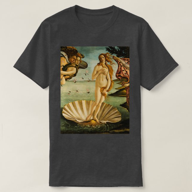 T-shirt Naissance de Vénus Nascita di Venere par Sandro Bo (Design devant)