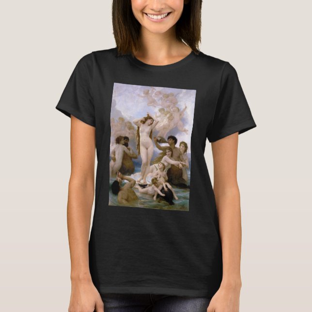 T-shirt Naissance de Vénus par William-Adolphe Bouguereau (Devant)