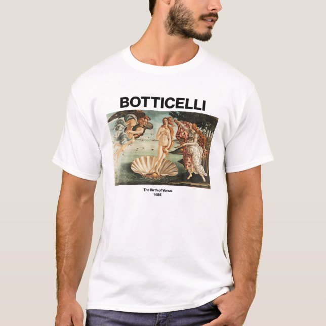 T-shirt Naissance De Vénus, Sandro Botticelli - Célèbre Pa (Devant)