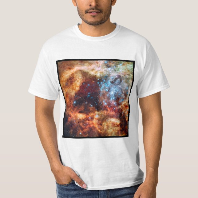 T-shirt Naissance des étoiles La création cosmique La nébu (Devant)