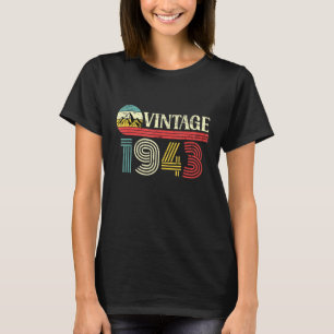T-shirt Naissance En 1943 Montagne Vintage