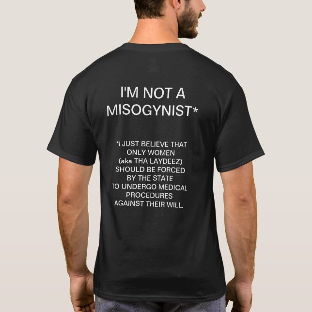 T-shirt Naissance forcée mal (Dos)