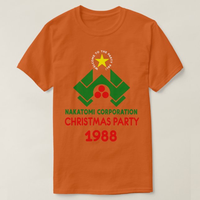 T-shirt Nakatomi Plaza Christmas Party (Design devant)