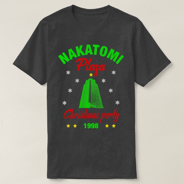 T-shirt Nakatomi Plaza Shirt Nakatomi Plaza Christmas (Design devant)